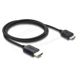 DeLOCK Cable HDMI High Speed de HDMI Estándar a Mini HDMI 8K, 1 m