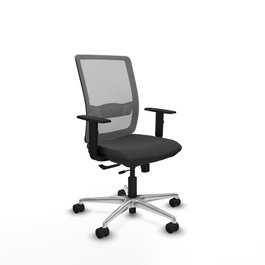 PIQUERAS Y CRESPO Silla de oficina Haches Gris y Gris oscuro