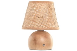 DKD Home Decor Lámpara de Sobremesa LED Marrón