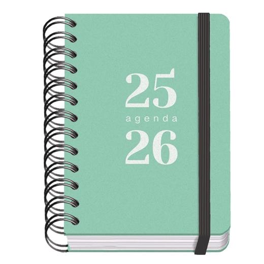 Dohe Agenda Escolar Grammar A6 Espiral Doble Dp Tapa Pp Verde 2025-2026