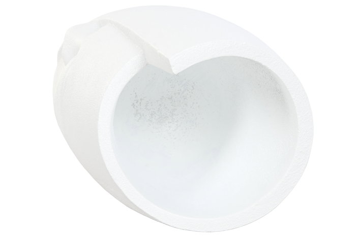 DKD Home Decor Macetero Moderno Blanco Magnesia 33 x 33 x 72 cm