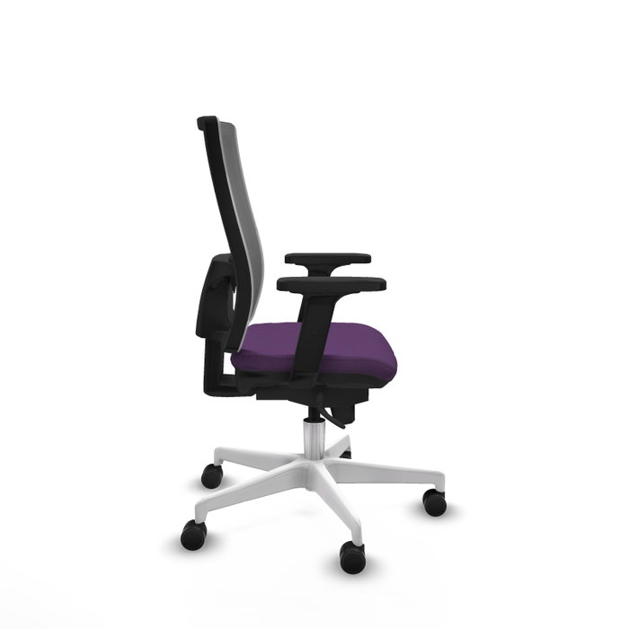 PIQUERAS Y CRESPO Silla de oficina Horna con mecanismo Sincro, Morado y Gris PIQUERAS Y CRESPO Silla de oficina Horna con mecanismo Sincro, Morado y Gris