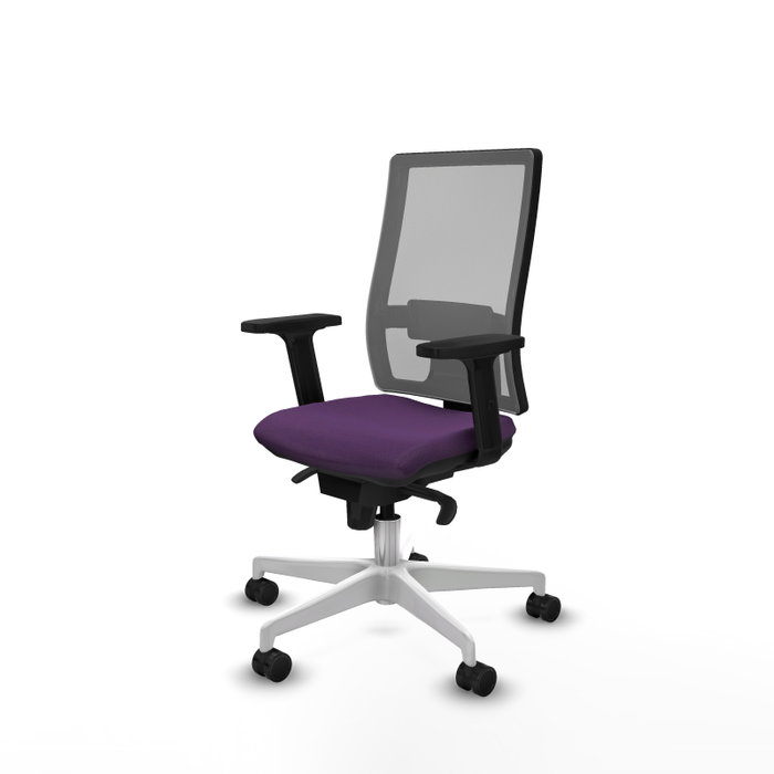 PIQUERAS Y CRESPO Silla de oficina Horna con mecanismo Sincro, Morado y Gris PIQUERAS Y CRESPO Silla de oficina Horna con mecanismo Sincro, Morado y Gris