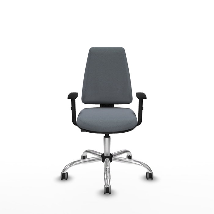 PIQUERAS Y CRESPO Silla de oficina Elche Gris con Brazos 1D PIQUERAS Y CRESPO Silla de oficina Elche Gris con Brazos 1D
