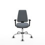PIQUERAS Y CRESPO Silla de oficina Elche Gris con Brazos 1D