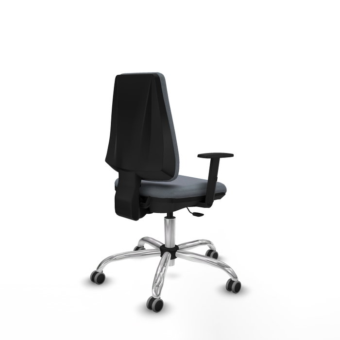 PIQUERAS Y CRESPO Silla de oficina Elche Gris con Brazos 1D PIQUERAS Y CRESPO Silla de oficina Elche Gris con Brazos 1D