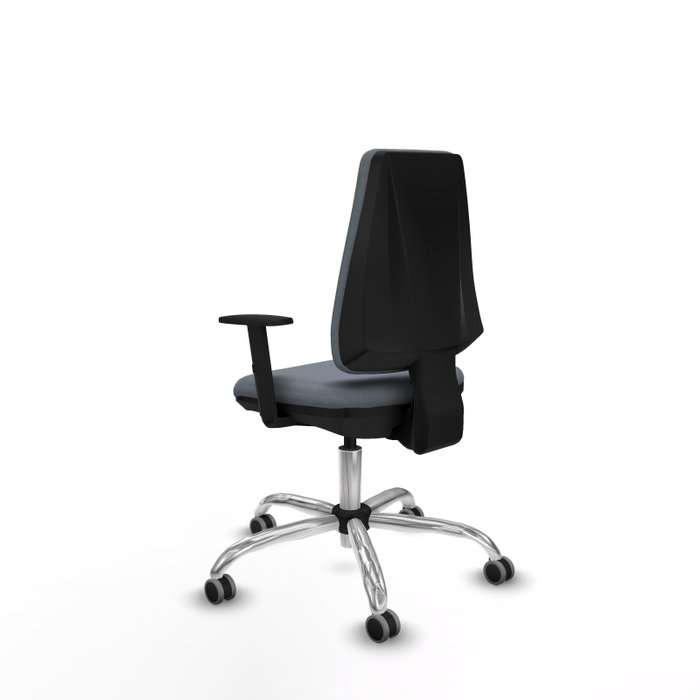 PIQUERAS Y CRESPO Silla de oficina Elche Gris con Brazos 1D PIQUERAS Y CRESPO Silla de oficina Elche Gris con Brazos 1D