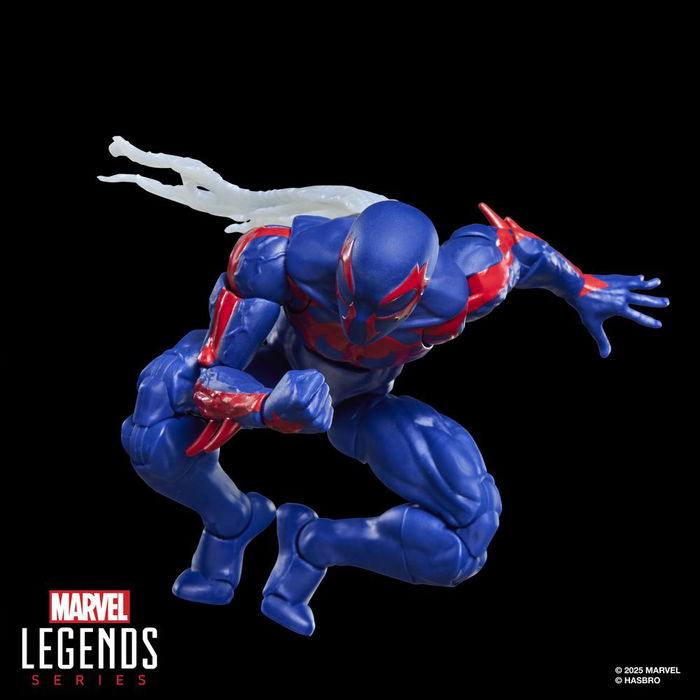 Hasbro Marvel Legends Figura Spider-Man 2099 15 cm, Figura de Acción Coleccionable con Capa y Manos Intercambiables