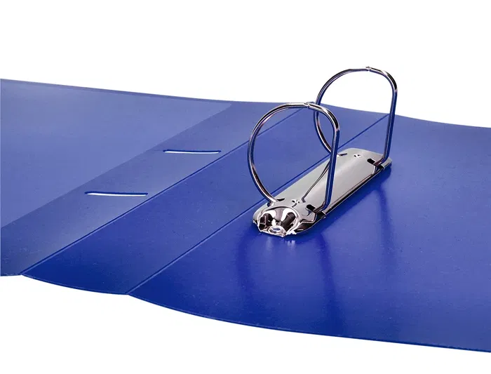 Liderpapel Carpeta Canguro 2 Anillas 40mm Polipropileno DIN A4 Azul Translúcido