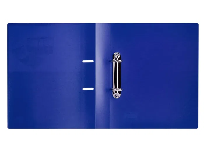 Liderpapel Carpeta Canguro 2 Anillas 40mm Polipropileno DIN A4 Azul Translúcido