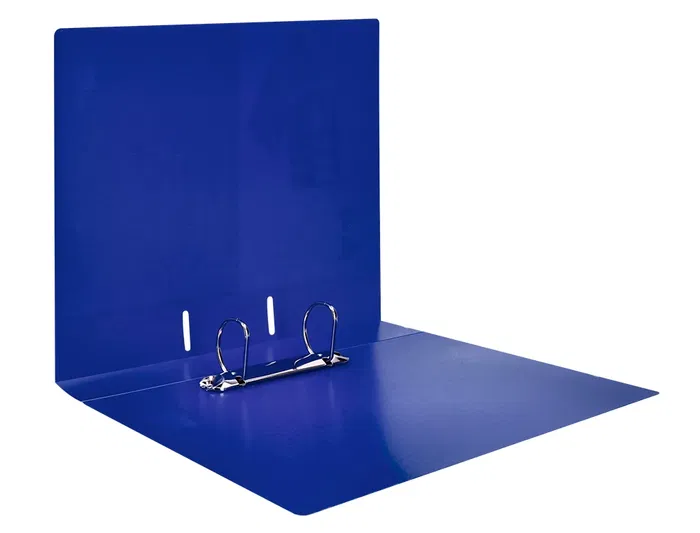 Liderpapel Carpeta Canguro 2 Anillas 40mm Polipropileno DIN A4 Azul Translúcido
