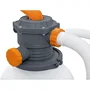 Bestway Filtro de Arena 7,57 m³ / H + Prefiltro para Piscina - Blanco
