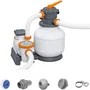 Bestway Filtro de Arena 7,57 m³ / H + Prefiltro para Piscina - Blanco