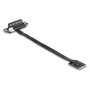 DeLOCK Adaptador M.2 clave A+E a PCIe x4 NVMe en ángulo con cable de 20 cm