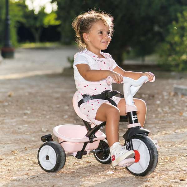 Smoby Triciclo Baby Driver Confort para Niños 2 Años Rosa 59x52x44 cm - Sin Montaje