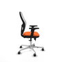 PIQUERAS Y CRESPO Silla de oficina Jorquera Naranja y Blanco