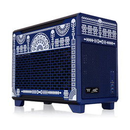 Thermaltake TR100 Koralie Edition Cobalt Blue Mini Tower PC Azul Mini-ITX SPCC Acero