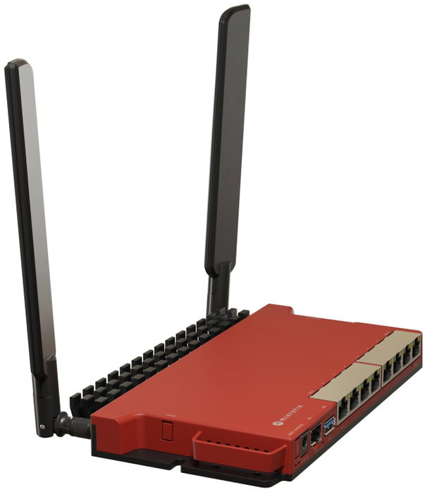 MikroTik L009UiGS-2HaxD-IN Router Wi-Fi 6 de 2,4 GHz Rojo
