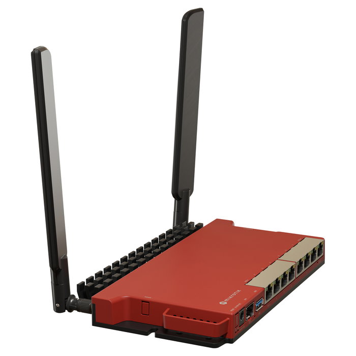 MikroTik L009UiGS-2HaxD-IN Router Wi-Fi 6 de banda única Rojo