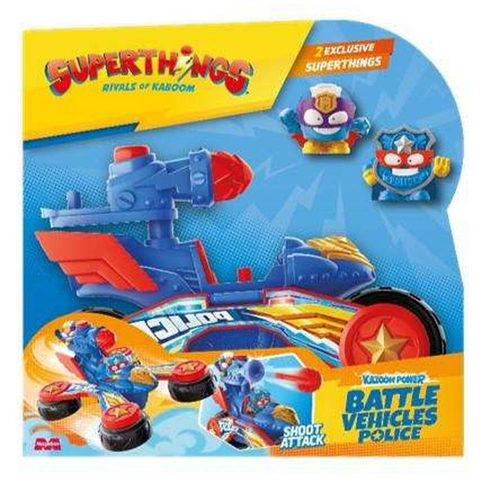 Magic Box Superthings Battle Vehículo Policía Transformable Magic Box Superthings Battle Vehículo Policía Transformable