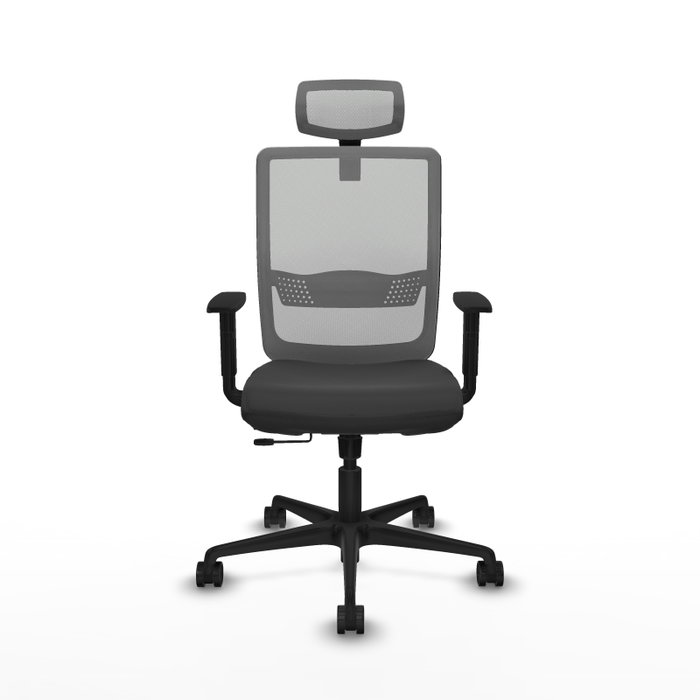 PIQUERAS Y CRESPO Silla de oficina Haches Gris con mecanismo Sincro/Traslack PIQUERAS Y CRESPO Silla de oficina Haches Gris con mecanismo Sincro/Traslack