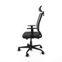PIQUERAS Y CRESPO Silla de oficina Haches Gris con mecanismo Sincro/Traslack