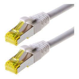 Helos Patchkabel Cat.6a S/FTP 15,0m Blanco
