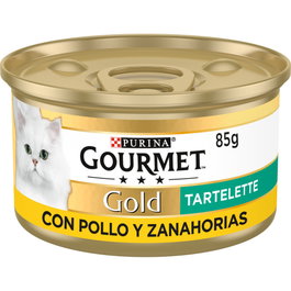 Purina Gourmet Gold Tartelette Pollo y Zanahoria 24x85g