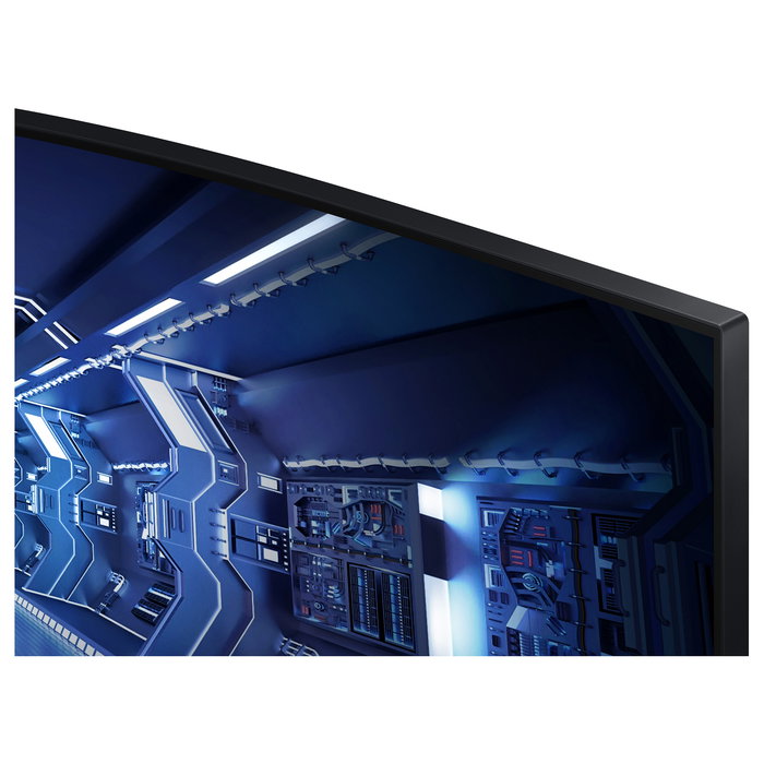 Samsung Monitor Curvo Gaming 34 Pulgadas (86 cm) Odyssey C34G55TWWP, Ultra WQHD (3440x1440), 165 Hz, 1 ms, FreeSync Premium, HDR10, 1000R, 21:9, Negro, con DisplayPort/HDMI