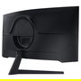 Samsung Monitor Curvo Gaming 34 Pulgadas (86 cm) Odyssey C34G55TWWP, Ultra WQHD (3440x1440), 165 Hz, 1 ms, FreeSync Premium, HDR10, 1000R, 21:9, Negro, con DisplayPort/HDMI