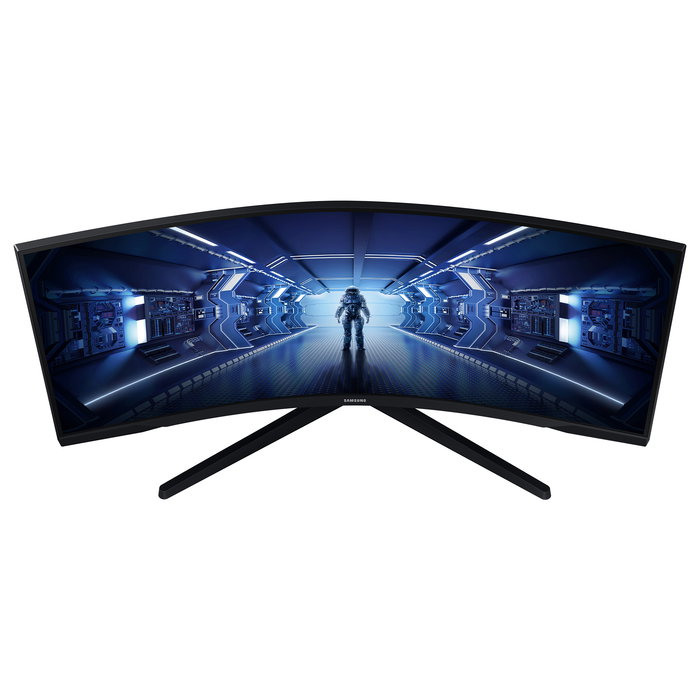 Samsung Monitor Curvo Gaming 34 Pulgadas (86 cm) Odyssey C34G55TWWP, Ultra WQHD (3440x1440), 165 Hz, 1 ms, FreeSync Premium, HDR10, 1000R, 21:9, Negro, con DisplayPort/HDMI