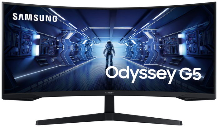 Samsung Odyssey G5 G55T LC34G55TWWPXEN Monitor Curvo 34 pulgadas UWQHD 165Hz 1ms VA Negro