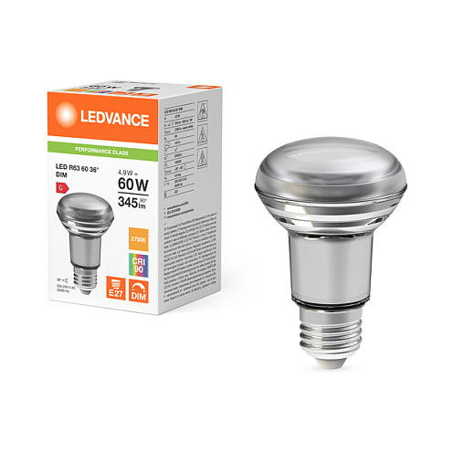 OSRAM R636036 LED Reflektorlampe 4.9W 927 E27 P 345lm 2700K dimm OSRAM R636036 LED Reflektorlampe 4.9W 927 E27 P 345lm 2700K dimm