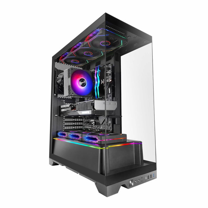 Mars Gaming MC-PRISMA Caja Semitorre Negra