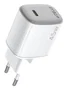 Celly UPTC1USBC45WWH Cargador GaN USB-C 45W Carga Rápida Power Delivery Blanco para Smartphone y Tableta