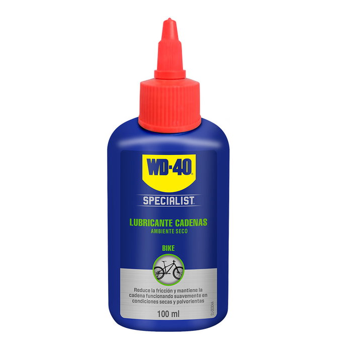 Wd40 Lubricante Seco Specialist 100 ml para Cadenas de Bicicleta en Ambientes Secos y Polvorientos Wd40 Lubricante Seco Specialist 100 ml para Cadenas de Bicicleta en Ambientes Secos y Polvorientos