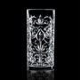 Rcr Cristalleria IT Tattoo Vaso Alto 370 Ml Cristal Ecológico Luxion (6 Unidades)