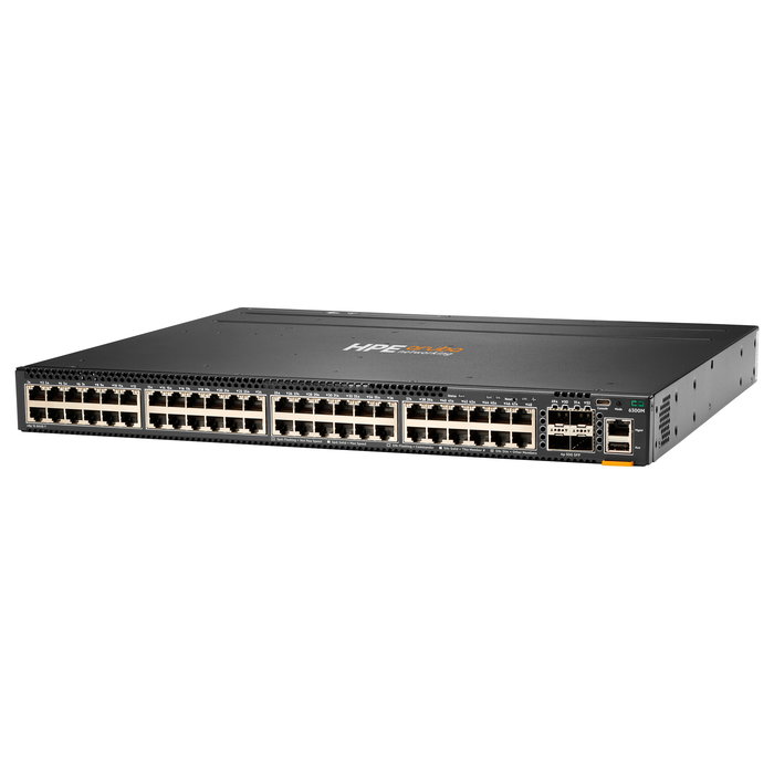 HP Enterprise HPE Aruba Networking CX 6300M Switch, 48 Puertos Gigabit Ethernet, 4 Puertos SFP56, Conmutador Gestionado Capa 3, Rackmontable, Modelo 6300M 48G 4SFP56 SW