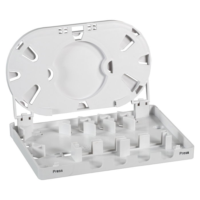 EFB Elektronik FTTH Indoor Anschlussbox para 4 fibras con 4 acopladores