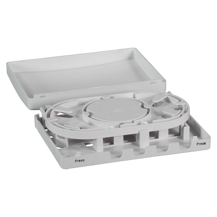 EFB Elektronik FTTH Indoor Anschlussbox para 4 fibras con 4 acopladores