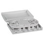 EFB Elektronik FTTH Indoor Anschlussbox para 4 fibras con 4 acopladores