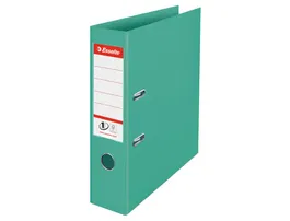 Esselte Archivador de palanca Colour Breeze N 1 Polipropileno DIN A4 Lomo 75 mm Color Verde