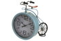 DKD Home Decor Reloj de Sobremesa de Hierro Bicicleta Surtido de 2 Unidades
