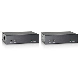 Level One HVE-9200 Extensor HDMI sobre Cat5/Cat6 Kit, 4K UHD 3840x2160, HDCP, 100 m, Transmisor y Receptor