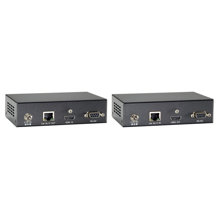 Level One HVE-9200 Extensor HDMI sobre Cat5/Cat6 Kit, 4K UHD 3840x2160, HDCP, 100 m, Transmisor y Receptor