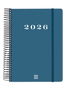 Finocam Agenda 2026 E10 155x212mm 1 Día Página Azul