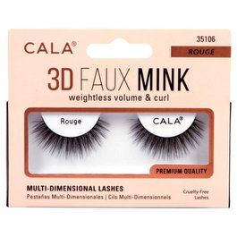 CALA PESTANAS POSTIZAS 3D FAUX ROUGE