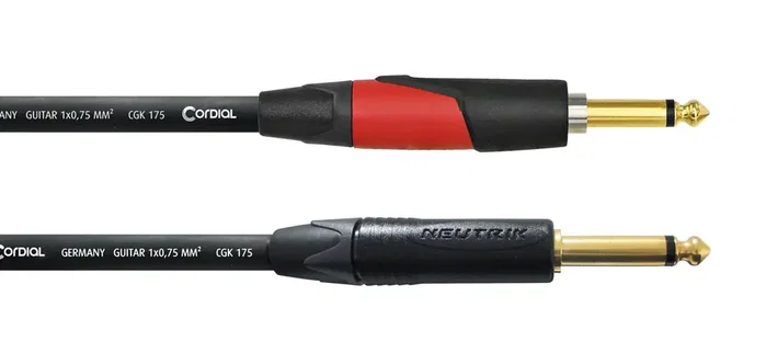 Cordial CSI 6 PP-SILENT Cable para guitarra y bajo de 6 m