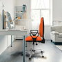 PIQUERAS Y CRESPO Silla de oficina Algarra Granate con mecanismo Asincro