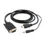 GEMBIRD Cable HDMI 1.4 a VGA con Jack 3,5mm, Full HD 1080p, 3m